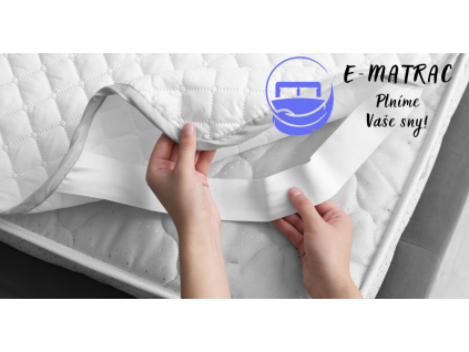 Chránič s gumičkami v poťahovej látke matraca – ochrana matraca pred znečistením a opotrebením