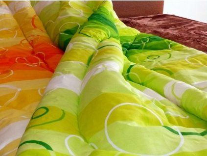 Paplón 135x200 potlač letný – 100 % bavlna pre ľahkú a priedušnú prikrývku na leto