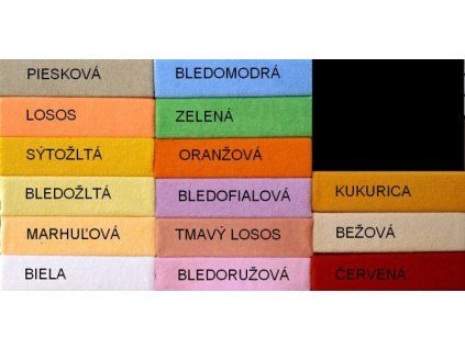 Froté plachta 200x220 – mäkká a priedušná posteľná plachta pre maximálny komfort