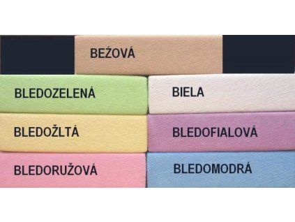 Froté plachta 140x200 a 160x200 – mäkká a priedušná posteľná plachta pre maximálny komfort