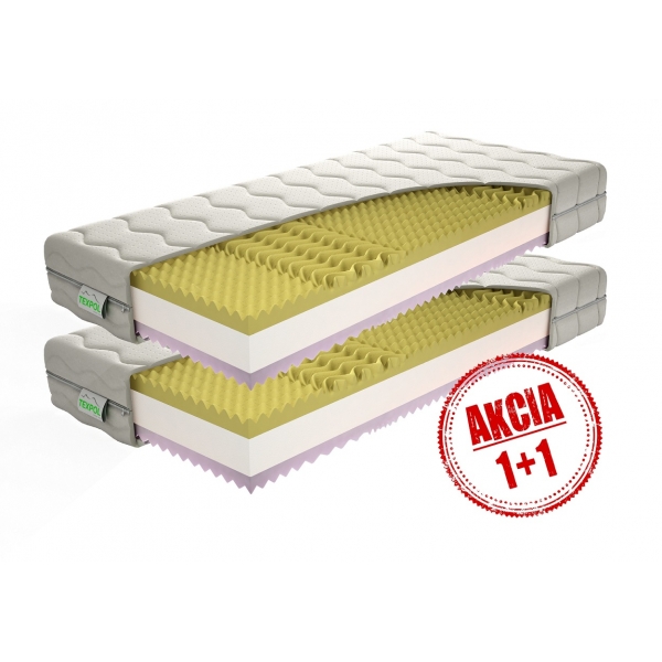 Fotografia produktu: TEXPOL Sendvičový PUR matrac BIANA 1+1 (AKCIA) Rozmer: 200x90, Poťahová látka: Trimtex