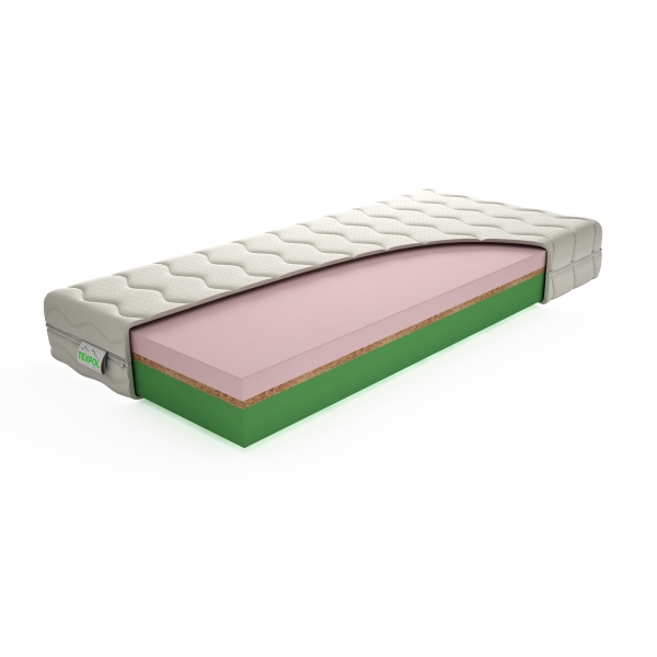 Fotografia produktu: TEXPOL Obojstranný PUR matrac ELASTIC (AKCIA) Rozmer: 200x90, Poťahová látka: Aloe Vera Silver