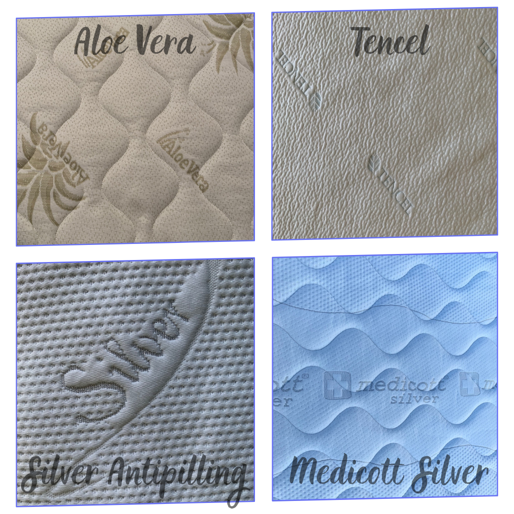 Fotografia produktu: Pexpur Náhradný poťah (na zips) na matrac Rozmer: 200x200, Poťahová látka: Medicott Silver (prémiový poťah)