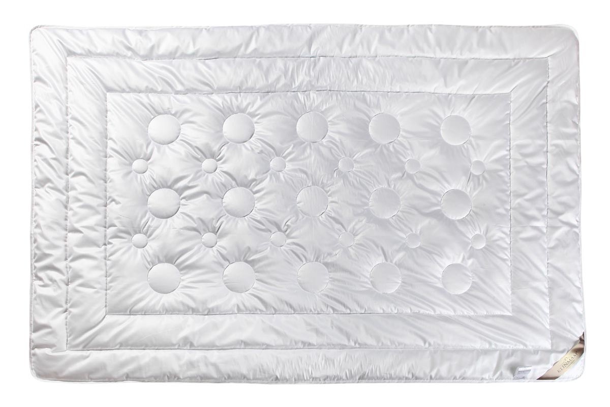 Fotografia produktu: Klinman Prikrývka zo 100% bavlneného saténu Vankúš s vláknami z eukalyptového dreva KLINMAM HOME ELEGANCE AERELLE Veľkosť: celoročná - 135 x 200 cm