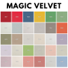 Poťahová látka MAGIC VELVET – zamatová tkaná látka v širokej palete farieb s vysokou odolnosťou voči kvapalinám a poškriabaniu
