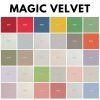 Poťahová látka MAGIC VELVET – zamatová tkaná látka v širokej palete farieb s vysokou odolnosťou voči kvapalinám a poškriabaniu